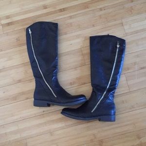 Tall Brown Riding Boots